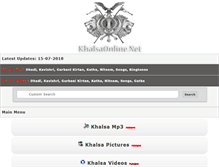 Tablet Screenshot of khalsaonline.net
